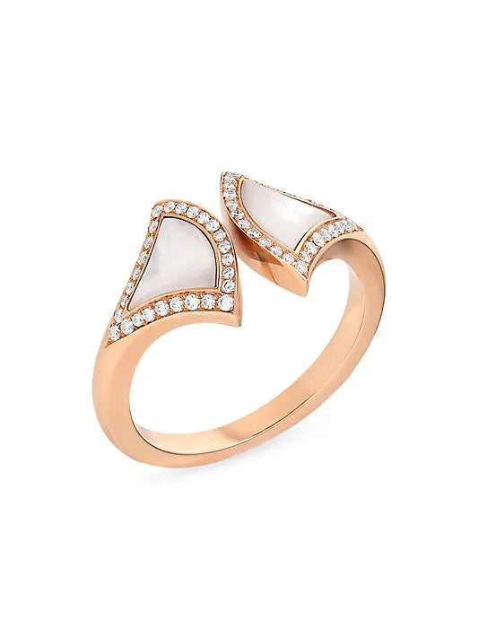 [Angela Schmuck] Offener Ring mit Diamanten im Traummops-Design