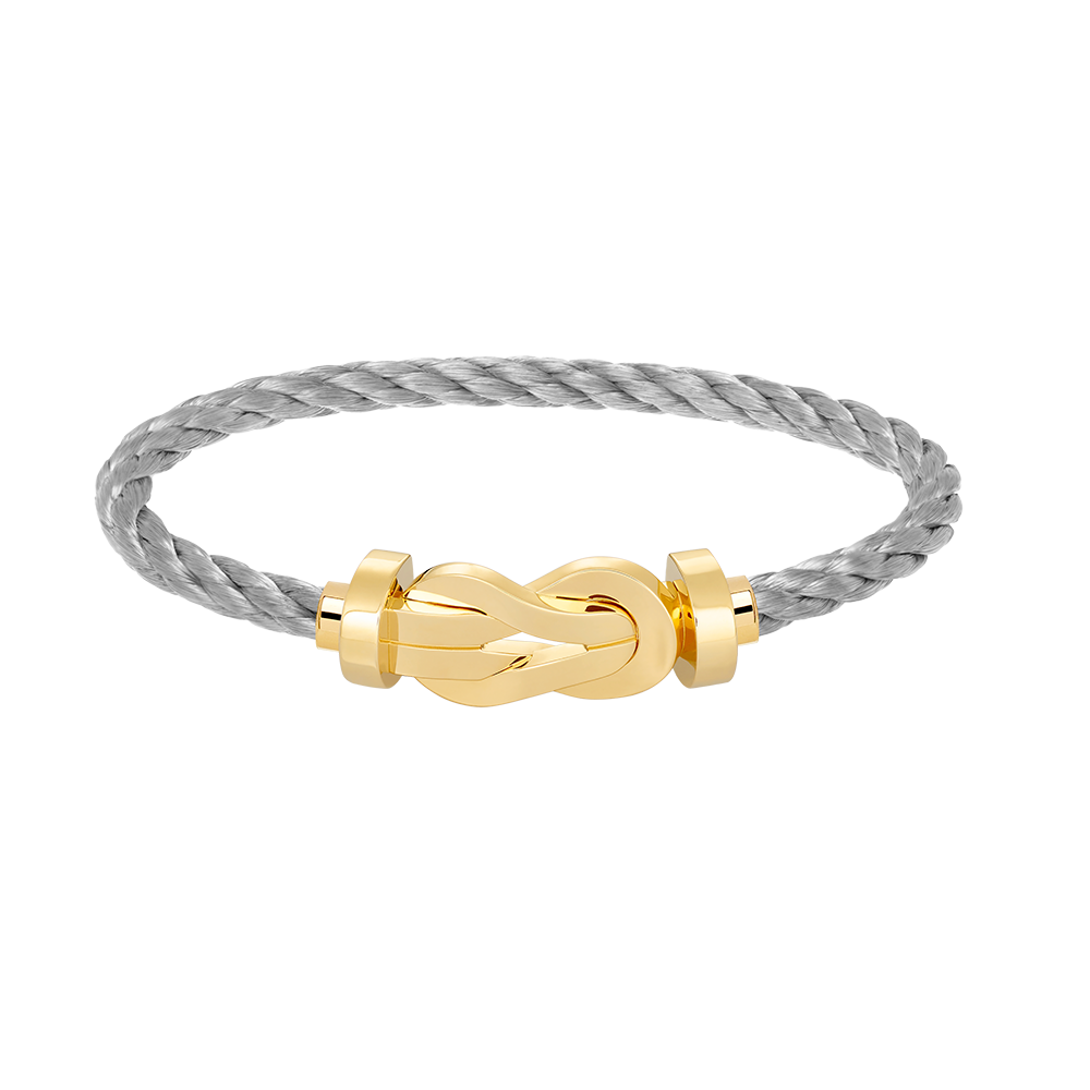 [Angela Jewellery]Chance Armband mit großer 8-stelliger Schnalle ohne Diamanten, Gold 