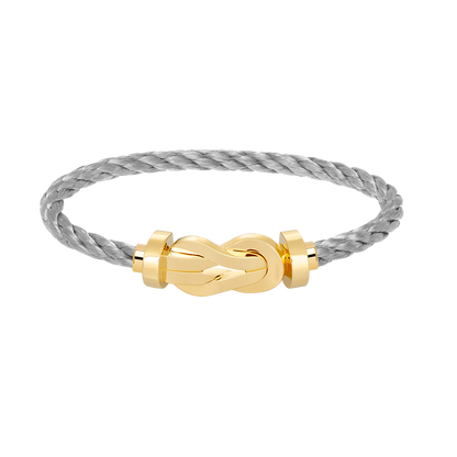 [Angela Jewellery]Chance Armband mit großer 8-stelliger Schnalle ohne Diamanten, Gold 