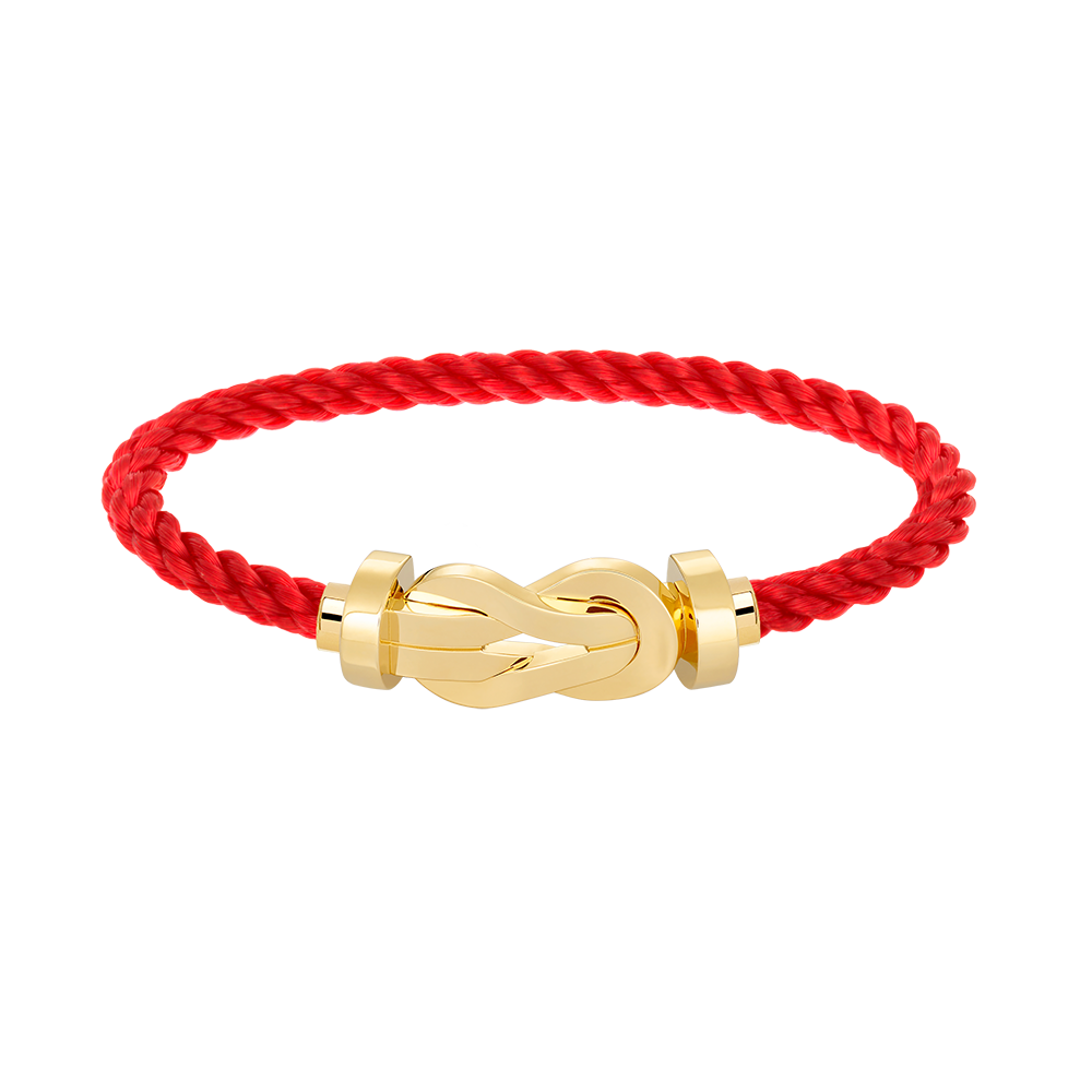 [Angela Jewellery]Chance Armband mit großer 8-stelliger Schnalle ohne Diamanten, Gold 