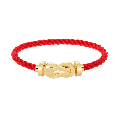 [Angela Jewellery]Chance Armband mit großer 8-stelliger Schnalle ohne Diamanten, Gold 