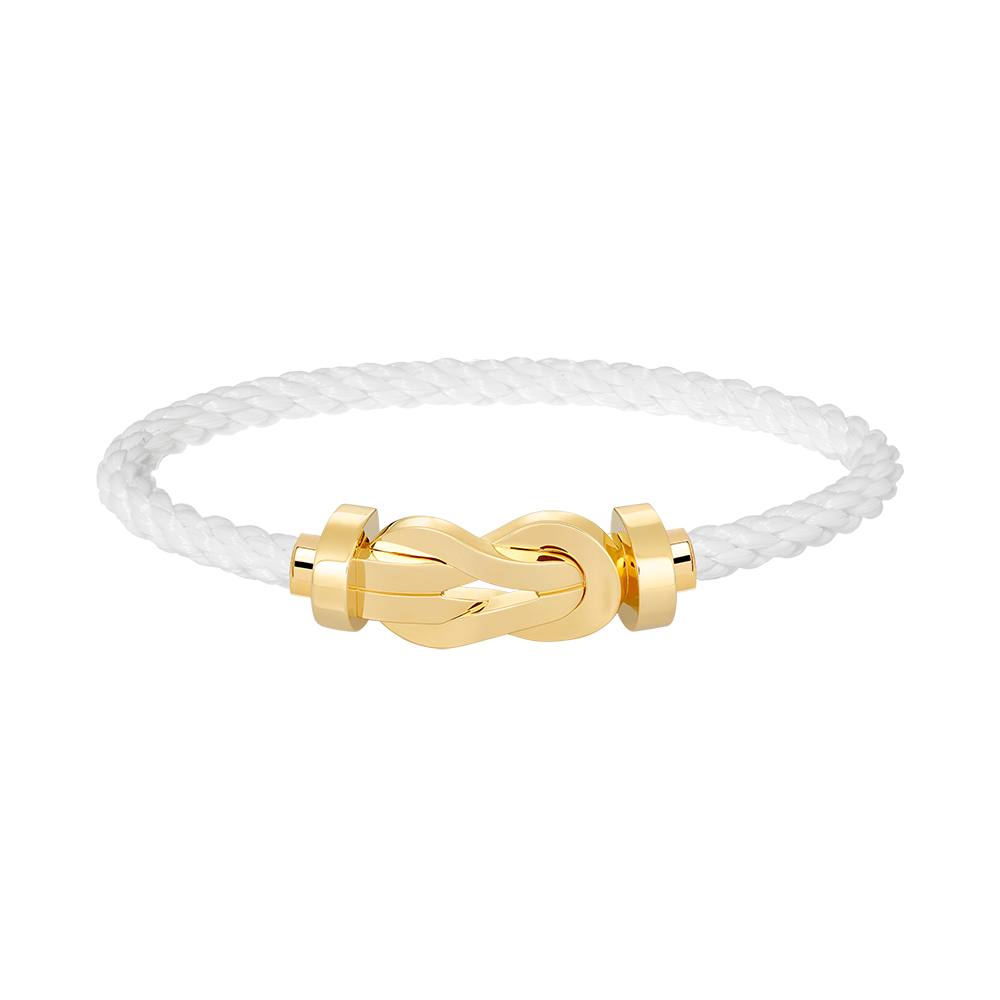 [Angela Jewellery]Chance Armband mit großer 8-stelliger Schnalle ohne Diamanten, Gold 