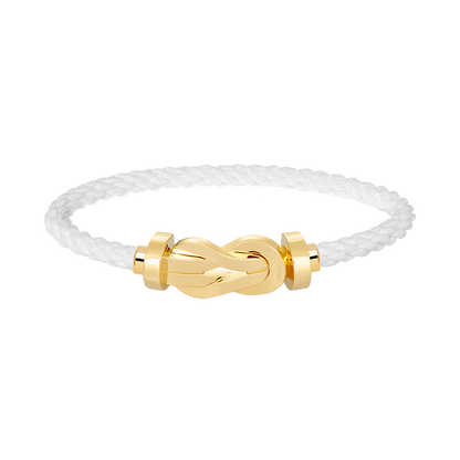 [Angela Jewellery]Chance Armband mit großer 8-stelliger Schnalle ohne Diamanten, Gold 