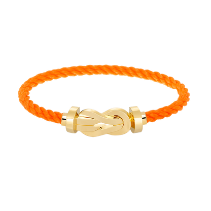 [Angela Jewellery]Chance Armband mit großer 8-stelliger Schnalle ohne Diamanten, Gold 