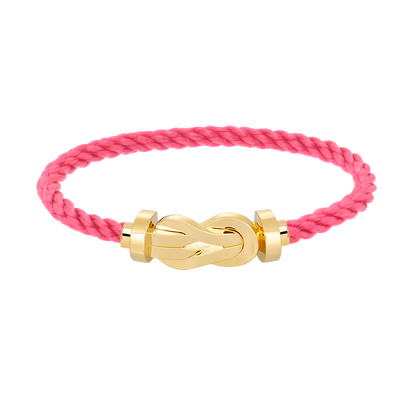 [Angela Jewellery]Chance Armband mit großer 8-stelliger Schnalle ohne Diamanten, Gold 