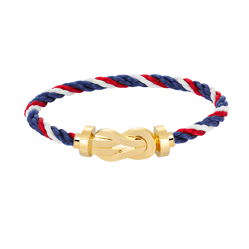 [Angela Jewellery]Chance Armband mit großer 8-stelliger Schnalle ohne Diamanten, Gold 