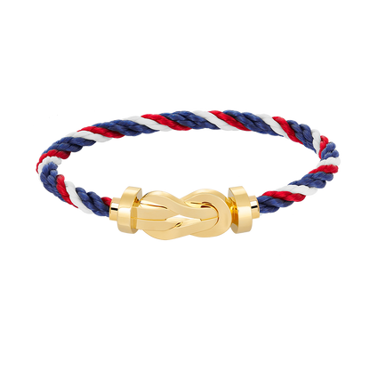 [Angela Jewellery]Chance Armband mit großer 8-stelliger Schnalle ohne Diamanten, Gold 
