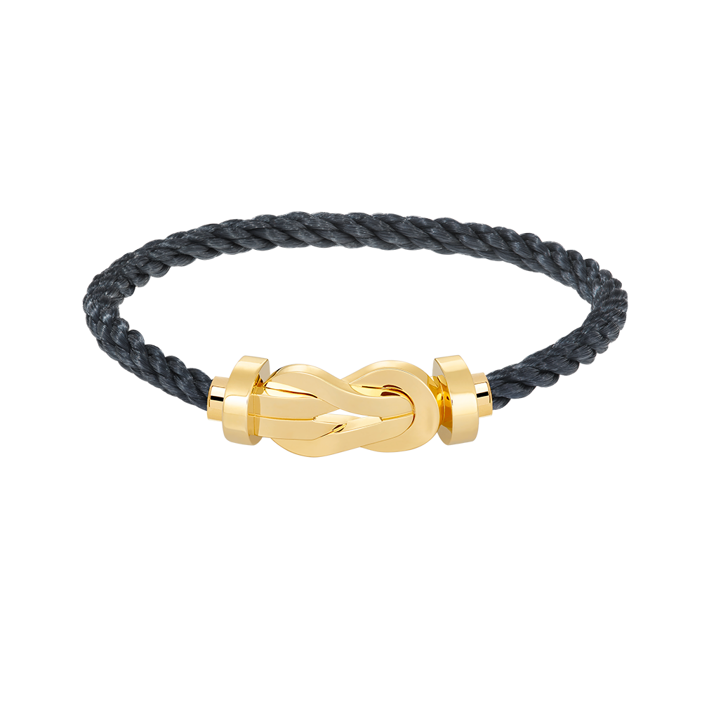 [Angela Jewellery]Chance Armband mit großer 8-stelliger Schnalle ohne Diamanten, Gold 