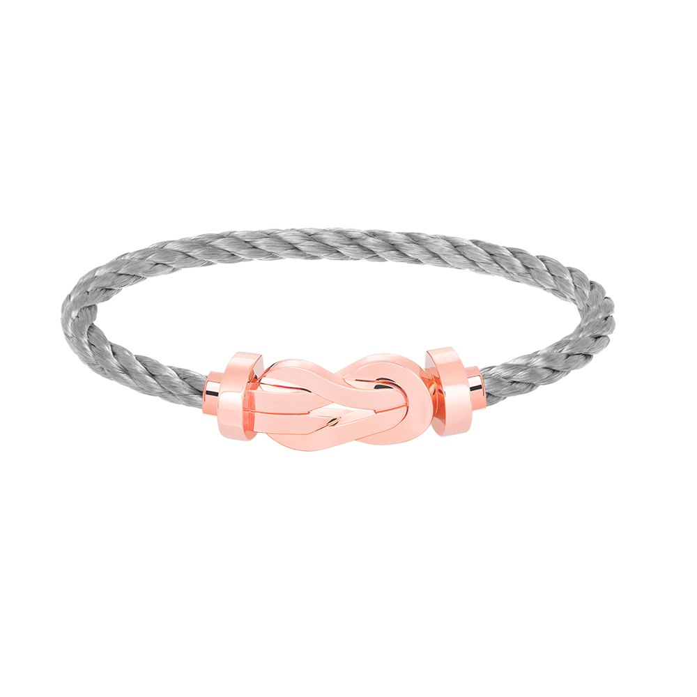 [Angela Jewellery]Chance Armband mit großer 8-stelliger Schnalle ohne Diamanten, Roségold 