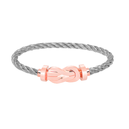 [Angela Jewellery]Chance Armband mit großer 8-stelliger Schnalle ohne Diamanten, Roségold 