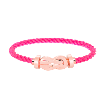 [Angela Jewellery]Chance Armband mit großer 8-stelliger Schnalle ohne Diamanten, Roségold 