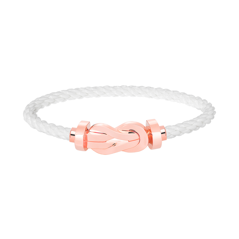 [Angela Jewellery]Chance Armband mit großer 8-stelliger Schnalle ohne Diamanten, Roségold 