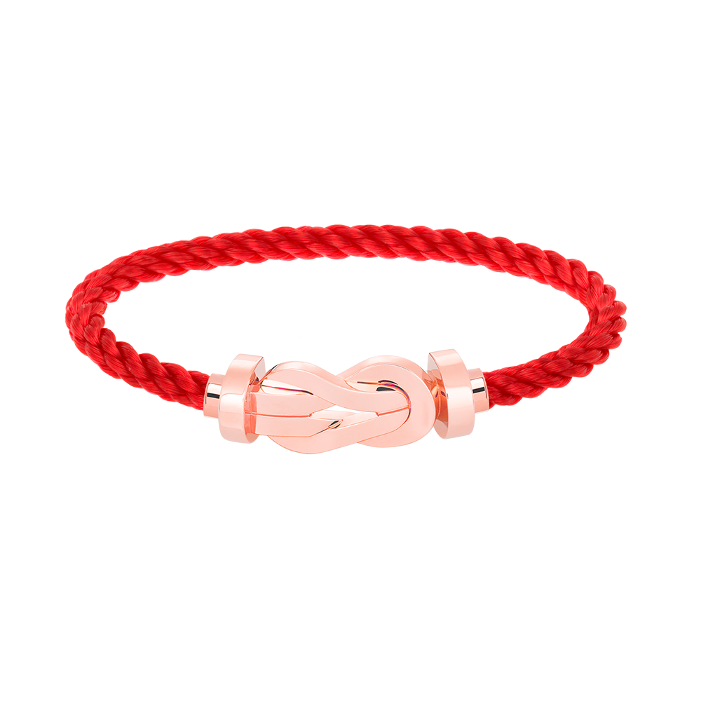 [Angela Jewellery]Chance Armband mit großer 8-stelliger Schnalle ohne Diamanten, Roségold 