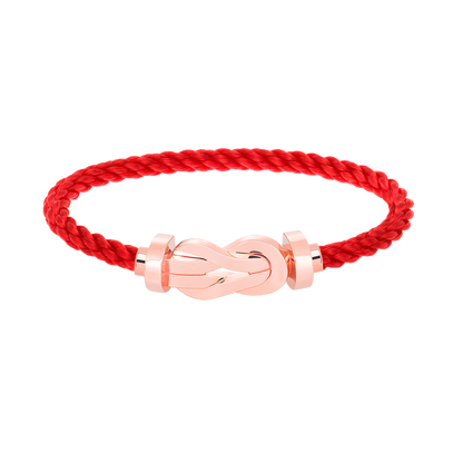 [Angela Jewellery]Chance Armband mit großer 8-stelliger Schnalle ohne Diamanten, Roségold 