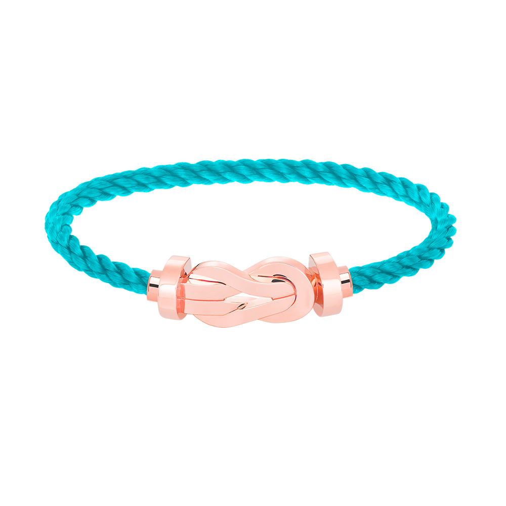 [Angela Jewellery]Chance Armband mit großer 8-stelliger Schnalle ohne Diamanten, Roségold 
