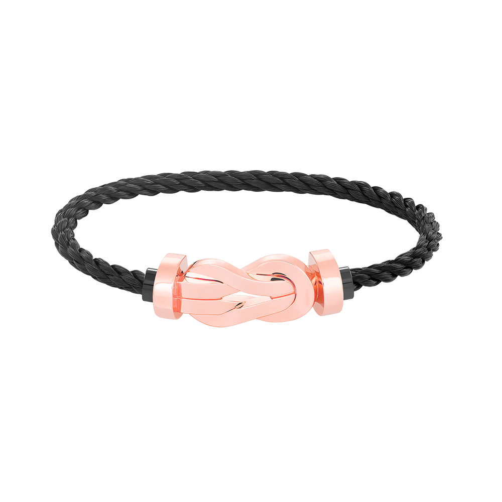 [Angela Jewellery]Chance Armband mit großer 8-stelliger Schnalle ohne Diamanten, Roségold 