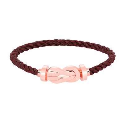 [Angela Jewellery]Chance Armband mit großer 8-stelliger Schnalle ohne Diamanten, Roségold 