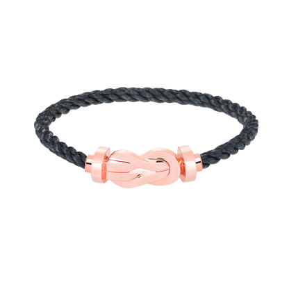 [Angela Jewellery]Chance Armband mit großer 8-stelliger Schnalle ohne Diamanten, Roségold 