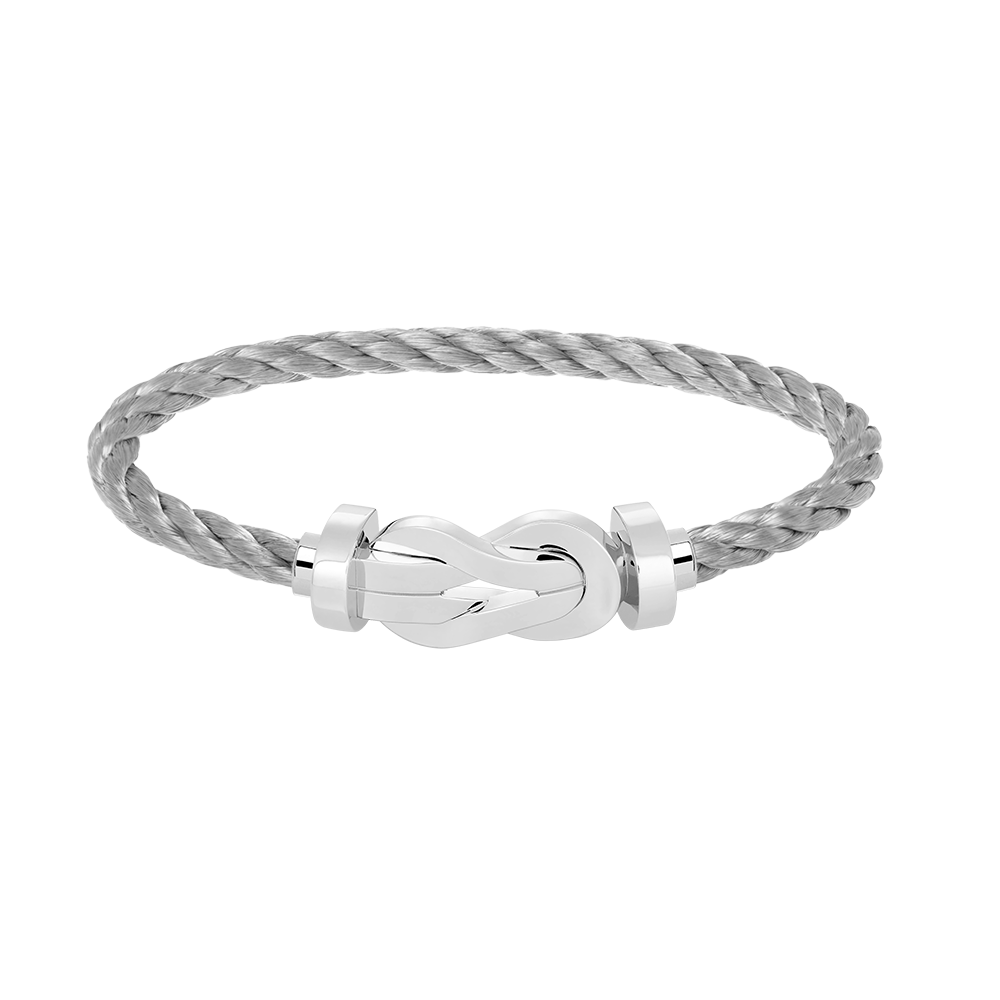 [Angela Jewellery]Chance Armband mit großer 8-stelliger Schnalle, ohne Diamanten, Silber 