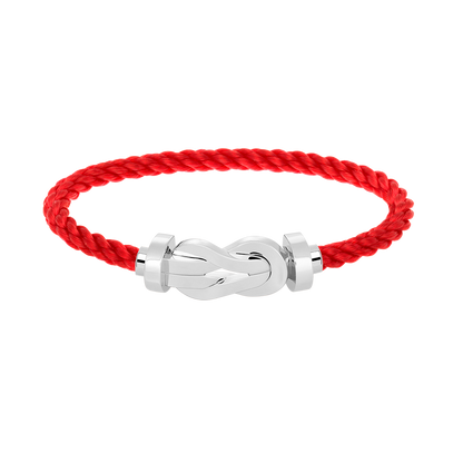 [Angela Jewellery]Chance Armband mit großer 8-stelliger Schnalle, ohne Diamanten, Silber 