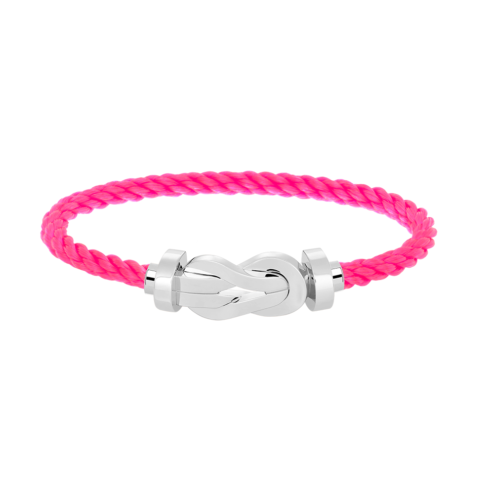 [Angela Jewellery]Chance Armband mit großer 8-stelliger Schnalle, ohne Diamanten, Silber 