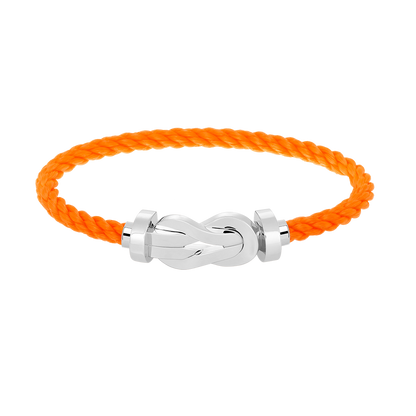 [Angela Jewellery]Chance Armband mit großer 8-stelliger Schnalle, ohne Diamanten, Silber 