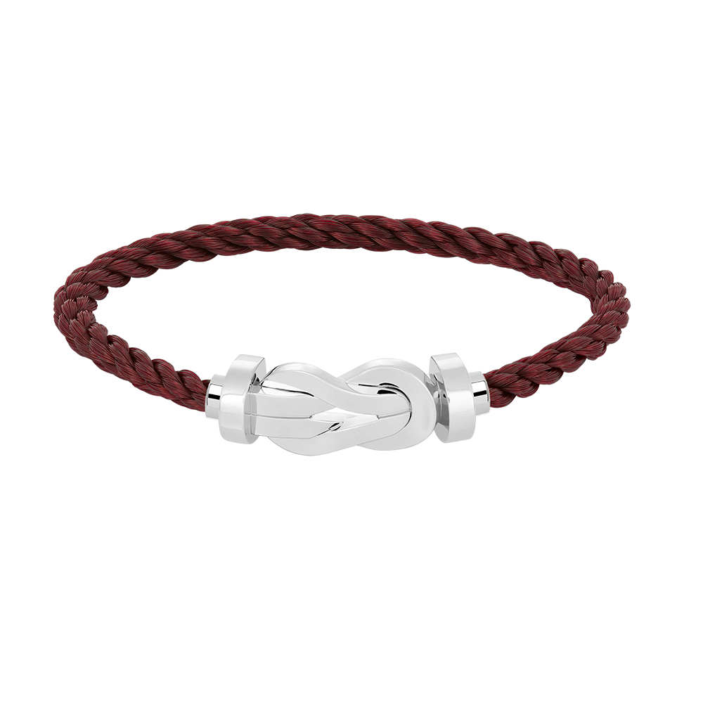 [Angela Jewellery]Chance Armband mit großer 8-stelliger Schnalle, ohne Diamanten, Silber 
