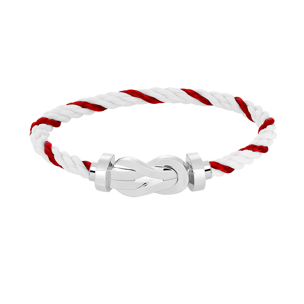 [Angela Jewellery]Chance Armband mit großer 8-stelliger Schnalle, ohne Diamanten, Silber 