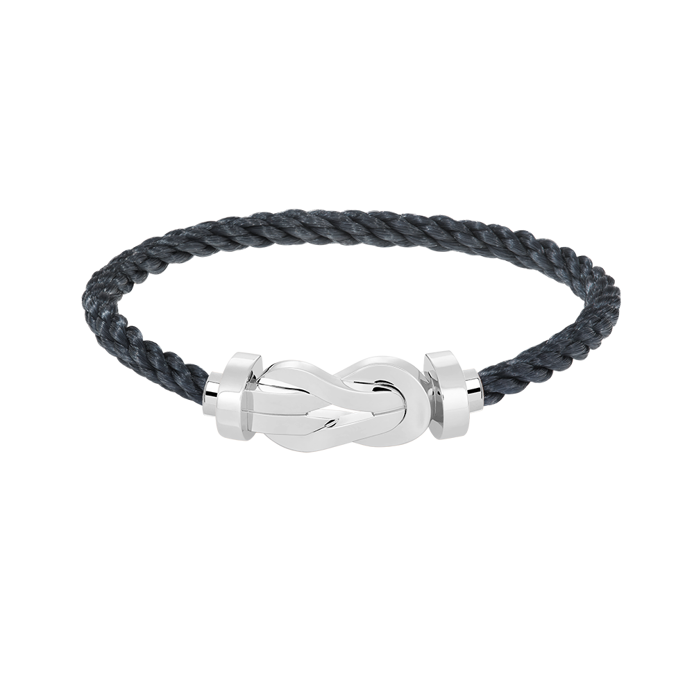 [Angela Jewellery]Chance Armband mit großer 8-stelliger Schnalle, ohne Diamanten, Silber 