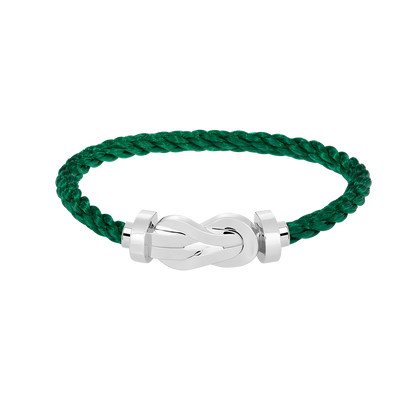 [Angela Jewellery]Chance Armband mit großer 8-stelliger Schnalle, ohne Diamanten, Silber 