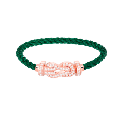 [Angela Jewellery]Chance Armband mit großer 8-stelliger Schnalle und Diamanten in Roségold 