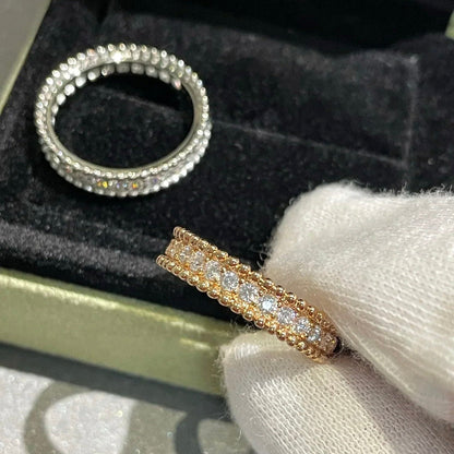 [Angela Schmuck]Perlee Diamant Roségold Ring