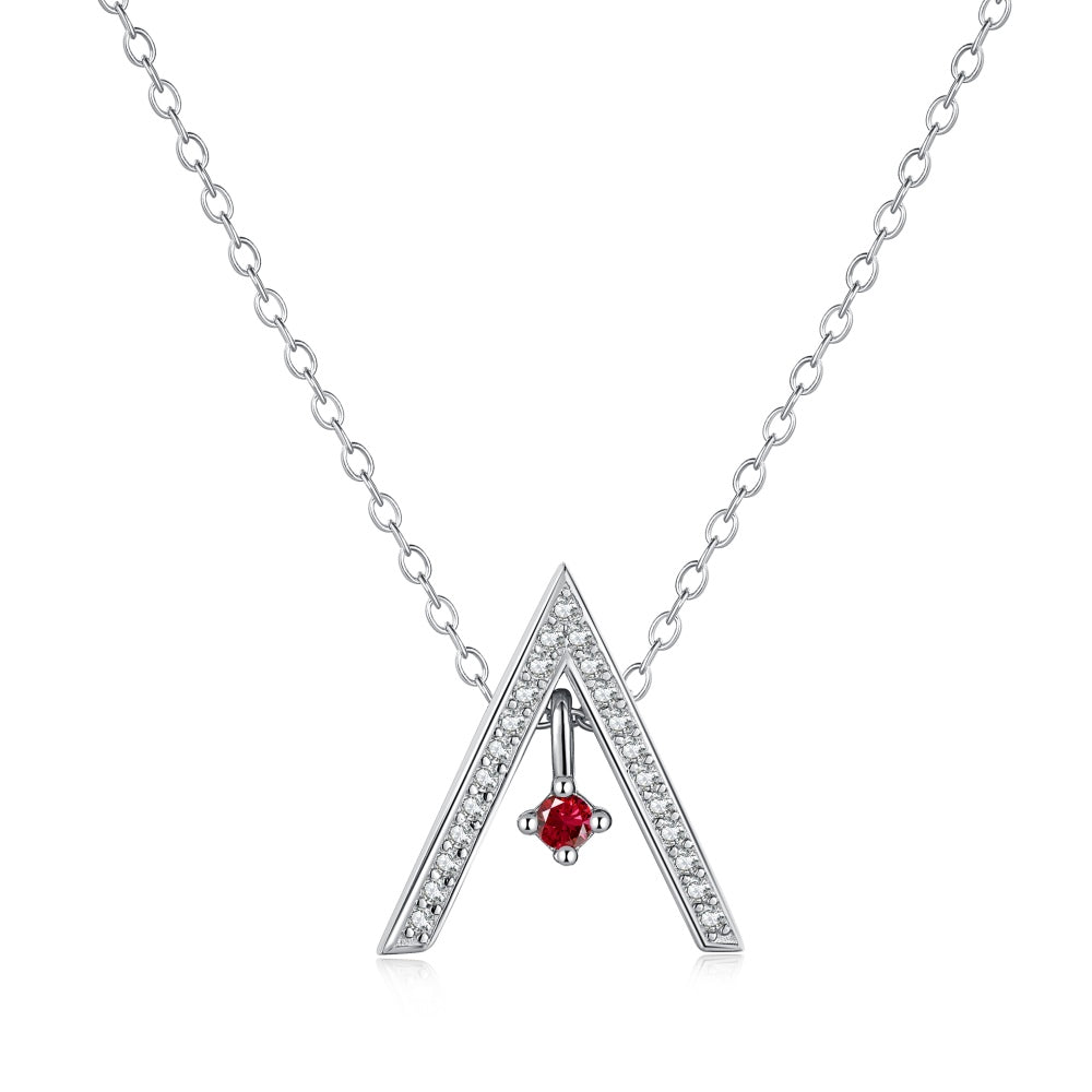 Angela Jewelry]Funkelnde Halskette in A-Form