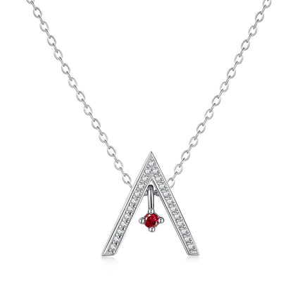 Angela Jewelry]Funkelnde Halskette in A-Form