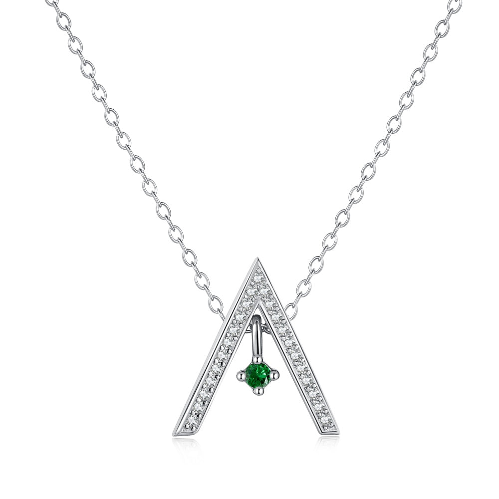 Angela Jewelry]Funkelnde Halskette in A-Form