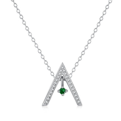 Angela Jewelry]Funkelnde Halskette in A-Form