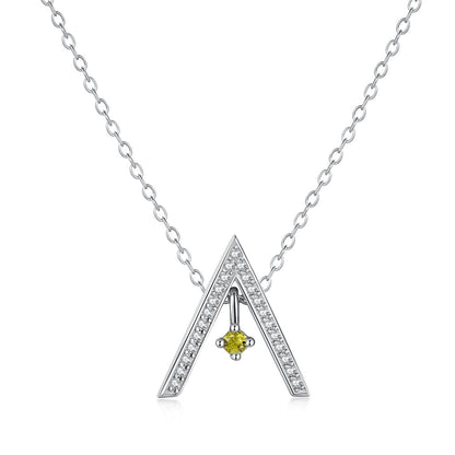 Angela Jewelry]Funkelnde Halskette in A-Form
