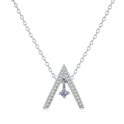 Angela Jewelry]Funkelnde Halskette in A-Form
