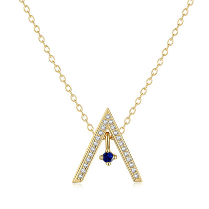 Angela Jewelry]Funkelnde Halskette in A-Form