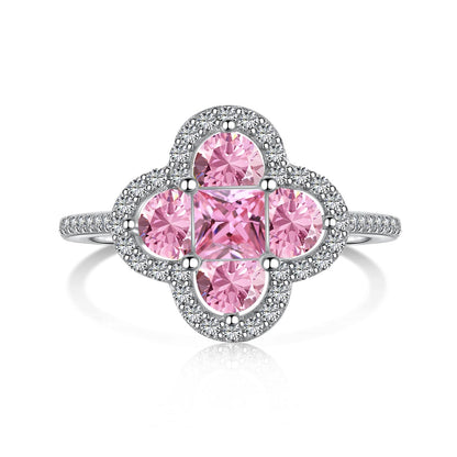 Angela Jewelry]Luxuriöser Bankettring in Blumenform