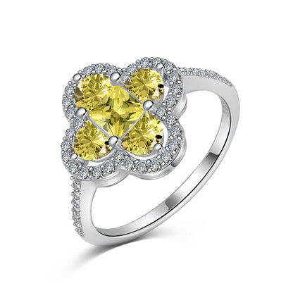 Angela Jewelry]Luxuriöser Bankettring in Blumenform