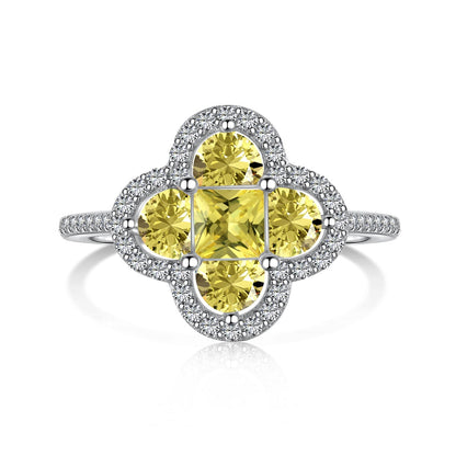 Angela Jewelry]Luxuriöser Bankettring in Blumenform