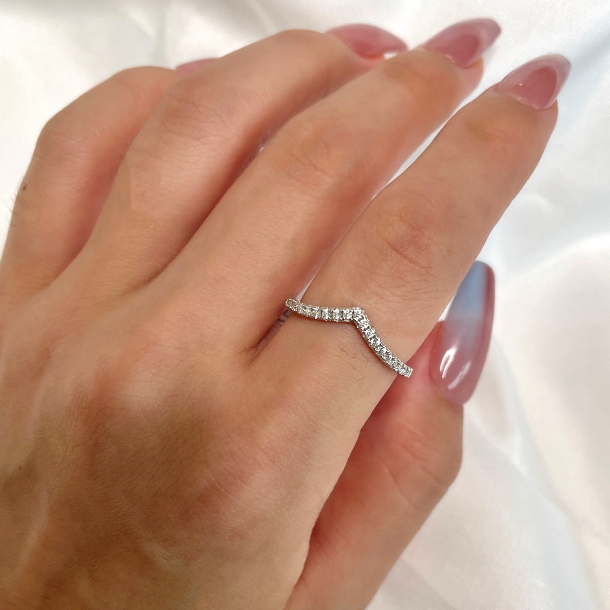Angela Jewelry]Aufwendiger Tennisbandring