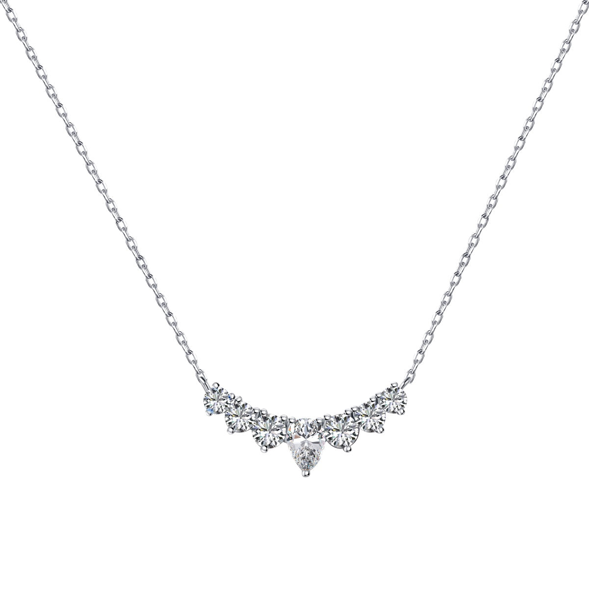 Angela Jewelry]Zierliche bunte Herzkette