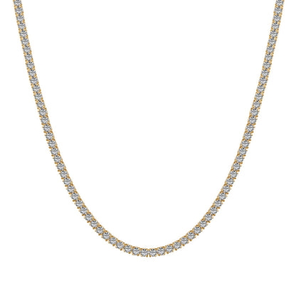 Angela Jewelry]Zarte Tenniskette in runder Form