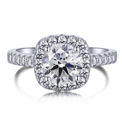 Angela Jewelry]Schillernder, strahlender Ehering im Rundschliff