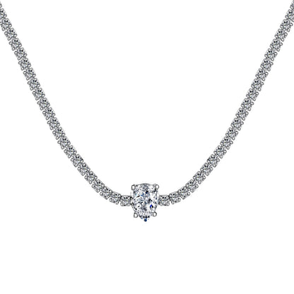 Angela Jewelry]1,0 Karat Einzigartige Birnenschliff-Tenniskette