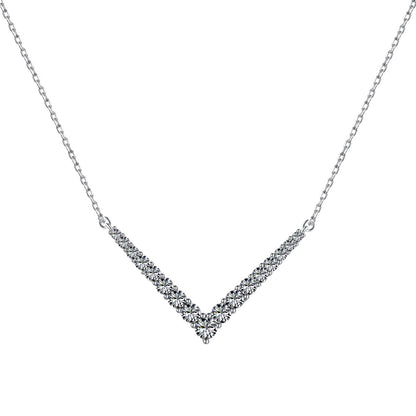 Angela Jewelry]Verzierte Halskette mit rundem Schliff