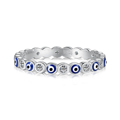 Angela Jewelry] Funkelnder, lebendiger Ring in runder Form für den Alltag