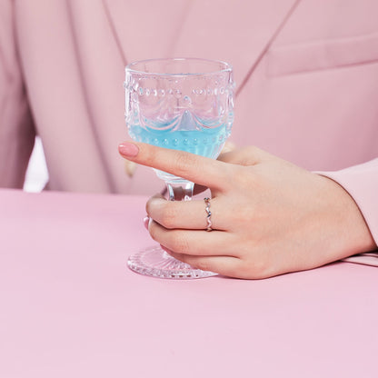 アンジェラジュエリー]華やかなラウンドカットのデイリーリング